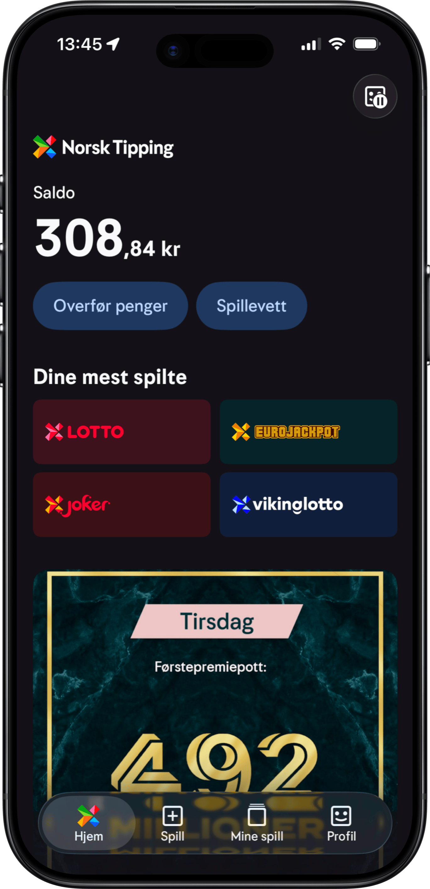 Norsk Tipping app